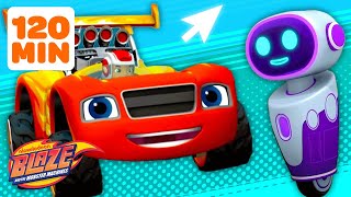 Blaze Race Car Monster Machine w AJ  Science Games for Kids  Blaze and the Monster Machines [upl. by Naryk]