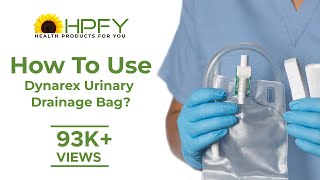 HOW TO EMPTY A URINARY DRAINAGE BAG [upl. by Gnihc]