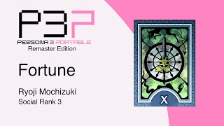 Persona 3 Portable Remaster Fortune Social Link Rank 3 Female Version [upl. by Freyah]