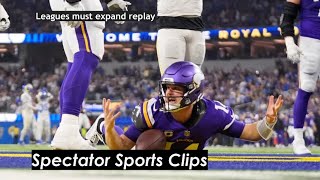 NFL should expand replay amp allow playerscoaches to criticize refs  Spectator Sports Clips [upl. by Llerdnad]