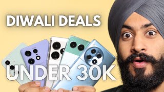 Top Smartphone Deals Under ₹30000 In Diwali Sale 2024 [upl. by Chamkis]