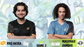 RRQ AKIRA vs MALVINAS GAMING GAME 2  MPL BRAZIL S4 PLAYOFFS DAY 3  RRQ vs MVG [upl. by Kennett]