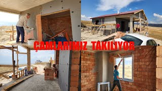 EVİMİZİN PİMAPEN KAPILARI ÇAMLARI GELDİ DIŞ ÇEPE SIVAMIZ DEVAM EDİYOR [upl. by Emerald812]