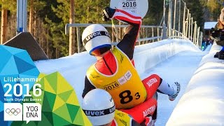 Luge Team Relay  Germany win gold  Lillehammer 2016 Youth Olympic Games [upl. by Angele872]