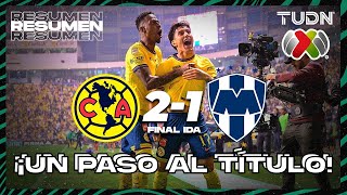 HIGHLIGHTS  América 21 Monterrey  Liga Mx AP2024  Final IDA  TUDN [upl. by Lanae991]