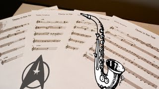 Star Trek Opening Theme  Sax Quartet [upl. by Assehc]