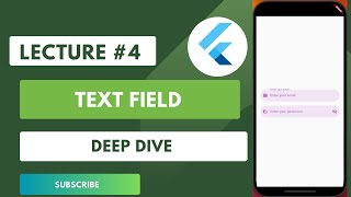 Text field in flutter  Deep Dive [upl. by Adnaerb580]