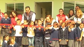 Inauguración de desayunador escolar en la prim Hermenegildo Galeana en Coatepec Harinas [upl. by Placia501]