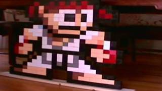 8bit Ryu Wood Sculpture [upl. by Bilbe]