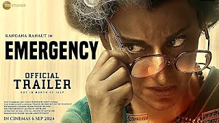 Emergency Movie Trailer  Announcement  Kangana Ranaut  Anupam Kher  Emergency Movie Release Date [upl. by Akcemat]