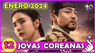 🌟Descubre las 12 JOYAS COREANAS que llegan en ENERO 🤩💯👀 estrenos de kdramas 2024🌟 [upl. by Eiuqcaj]