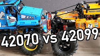 LEGO 42099 vs LEGO 42070  Better Crawler  Technic 42099 Comparison video  Offroader 42099 Test [upl. by Kragh256]