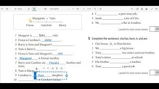 New Headway beginner unit 4 Q 12 and 3 [upl. by Elleda]