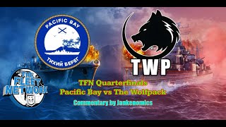 TFN Quarterfinals BEREG vs TWP commentary by Jankenomics World of Warships Legends Live [upl. by Ahsinev]