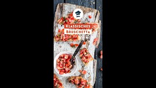 Quick amp Easy Klassisches Bruschetta 🍅 shorts [upl. by Avehsile]