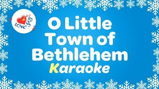 O Little Town Of Bethlehem Karaoke  Instrumental Christmas Music Only [upl. by Mylo]