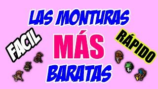 ll 6 MONTURAS BARATAS FÁCILES Y CON LAS QUE PRESUMIRÁS ll  MONTURAS l TIBIA [upl. by Senaj]