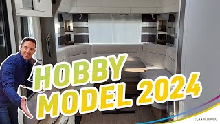 Caravan review Hobby Excellent Edition 495UL modeljaar 2024 [upl. by Nytsyrk]