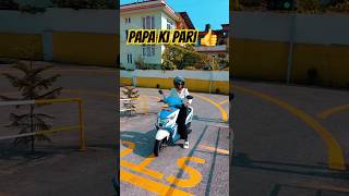 Trail दिदा Traffic संग नडराउनुहोस🤣👍 scooter trail shorts trending pass learning [upl. by Ayal]