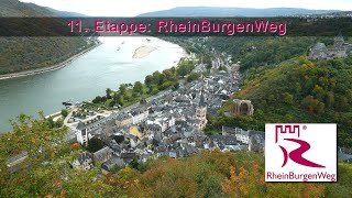 11 Etappe Rheinburgenweg RBW Oberwesel  Bacharach [upl. by Oikim544]