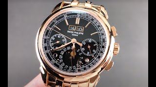 Patek Philippe 52701R Perpetual Calendar Chronograph 52701R001 Patek Watch Review [upl. by Sunda]