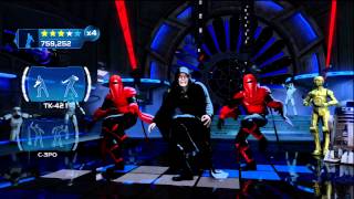 Kinect Star Wars Galactic Dance Off  Ghost n StuffExtended [upl. by Sidman]