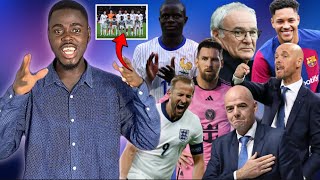 MESSI COMPLAINSTEN HAG REJECTSDESCHAMPS ANGRYKANTE LEADSHARRY KANE FIRESFRANCEENGLAND… [upl. by Benioff]