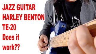 Jazz Guitar Harley Benton te 20 demo iReal Pro demo [upl. by Bock]