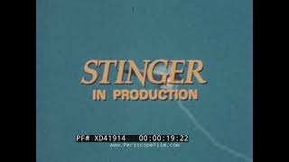 FIM92 STINGER ANTIAIRCRAFT MISSILE SYSTEM 1980s PROMOTIONAL FILM XD41914 [upl. by Odie]