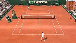 Djokovic vs Carreno Busta Full Ace Tennis Paris R32 Rolland Garros [upl. by Limhaj867]