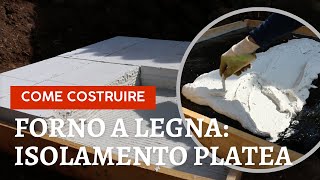 Come costruire un forno a legna 5 isolamento inferiore how to build wood fired pizza oven ASMR [upl. by Bevvy]