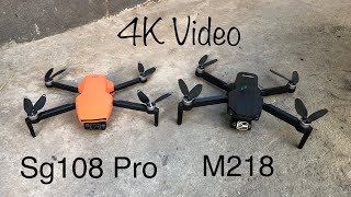 So sánh Flycam Sg108 Pro vs M218 Drone 4K  Nên mua con gì [upl. by Minardi]