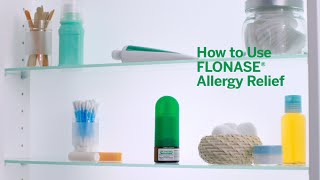 FLONASE® Allergy Relief How To Use [upl. by Yelbmik59]