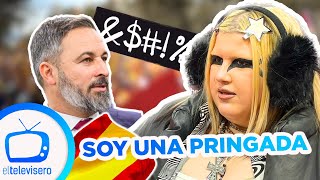 Soy una pringada vs los fachas por la amnistia quotuna vez al año lloranquot [upl. by Teiv]