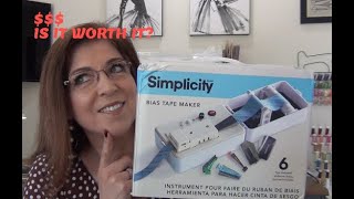 Simplicity Bias Tape Maker REVIEW  Is it worth it [upl. by Rodmun]