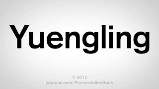 How to Pronounce Yuengling [upl. by Naginarb]