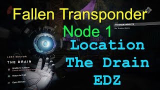 Destiny 2  Fallen Transponder  Node 1 The Drain on EDZ [upl. by Adnamahs]