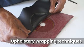 Upholstery wrapping techniques  Car Upholstery [upl. by Eki]