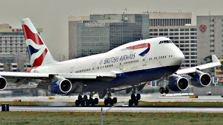 Boeing 747  THE QUEEN OF THE SKIES COMPILATION  Plane Spotting 2017 [upl. by Verile]