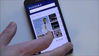 Pandora for Windows Phone 8  Hands on tour [upl. by Frannie]