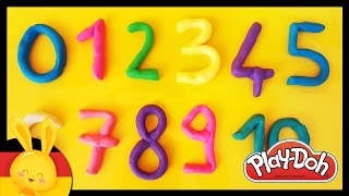 Zahlen lernen für Kinder  Deutsch Play Doh  Learn numbers in german  Titounis [upl. by Colby341]