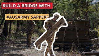 Build a bridge with AusArmy Sappers 🌉 [upl. by Adnimra239]