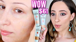 BEST Skin Tint Wet N Wild Bare Focus Tinted Hydrator Tinted Skin Veil Review  Wear Test  DRY SKIN [upl. by Dorsman]