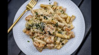 THE BEST RIGATONI EVER  EASY CHICKEN RIGATONI ALFREDO RECIPE [upl. by Cataldo]