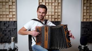 Tiroler Echo Medley mit Richi Abenthung  Steirische Harmonika [upl. by Arakaj]