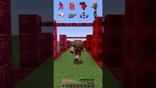 Height Limit vs Mobs Challenge shorts minecraft meme [upl. by Ysied]