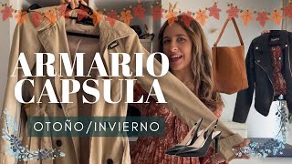 ARMARIO CAPSULA OTOÑO INVIERNO I CONSTRUYE TU FONDO DE ARMARIO 🍂❄️ [upl. by Nicolina270]