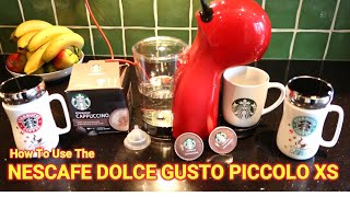 How to use De Longhi ® PICCOLO XS Nescafé ® Dolce Gusto ® Coffee ☕️ Machine [upl. by Gerrie]