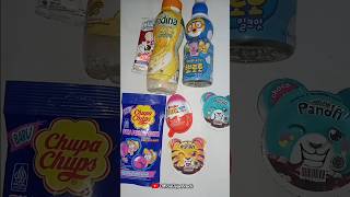 Milkita Milk Lollipop Strawberry vs FLORIDINA ORANGE vs PORORO BLUE vs CHUPA CUPS vs KINDERJOY Pink [upl. by Lydia547]