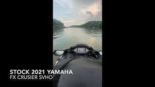 2021 Yamaha FX Cruiser SVHO Top Speed [upl. by Olaznog]